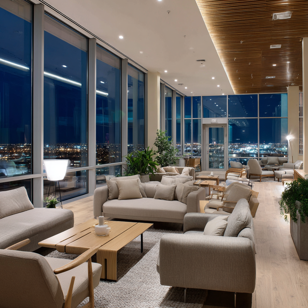 Therapeutic common areas at MC Mental Health in Los Angeles, California